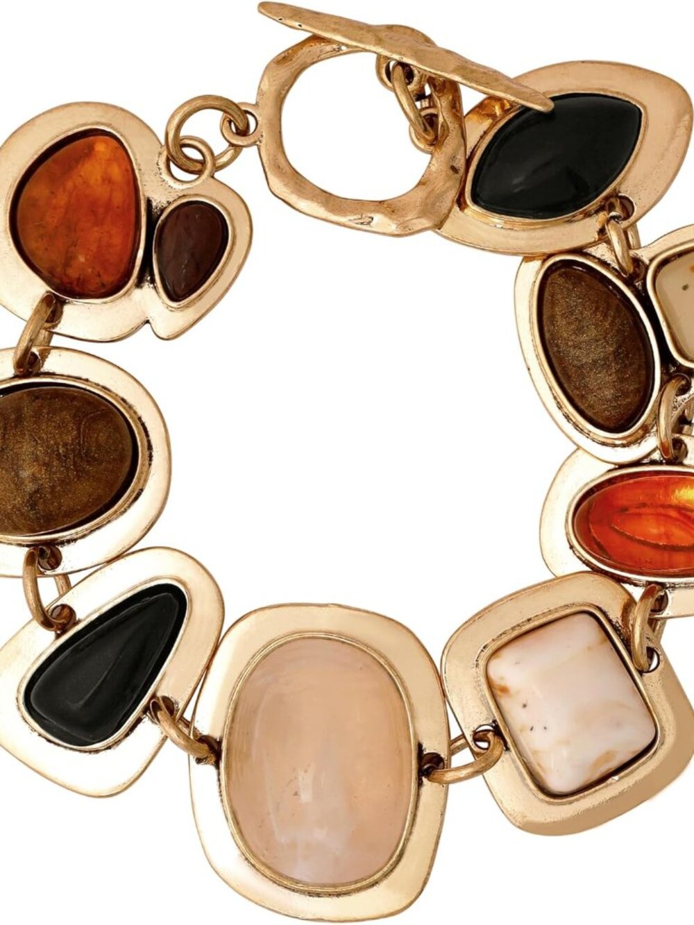 Geometric Metal Stone Bracelets, Trendy Personality Jewelry for Women